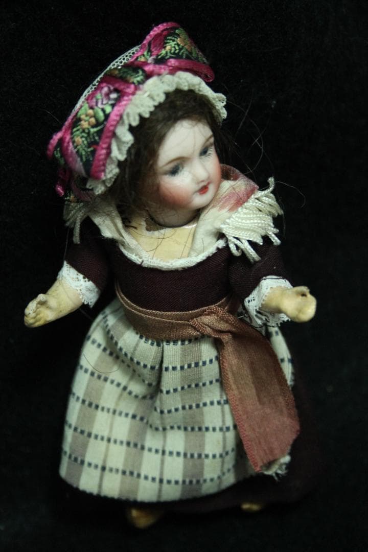 ◎ アンティーク　ビスクドール 可愛いミニョネット ドールハウス ミニチュア