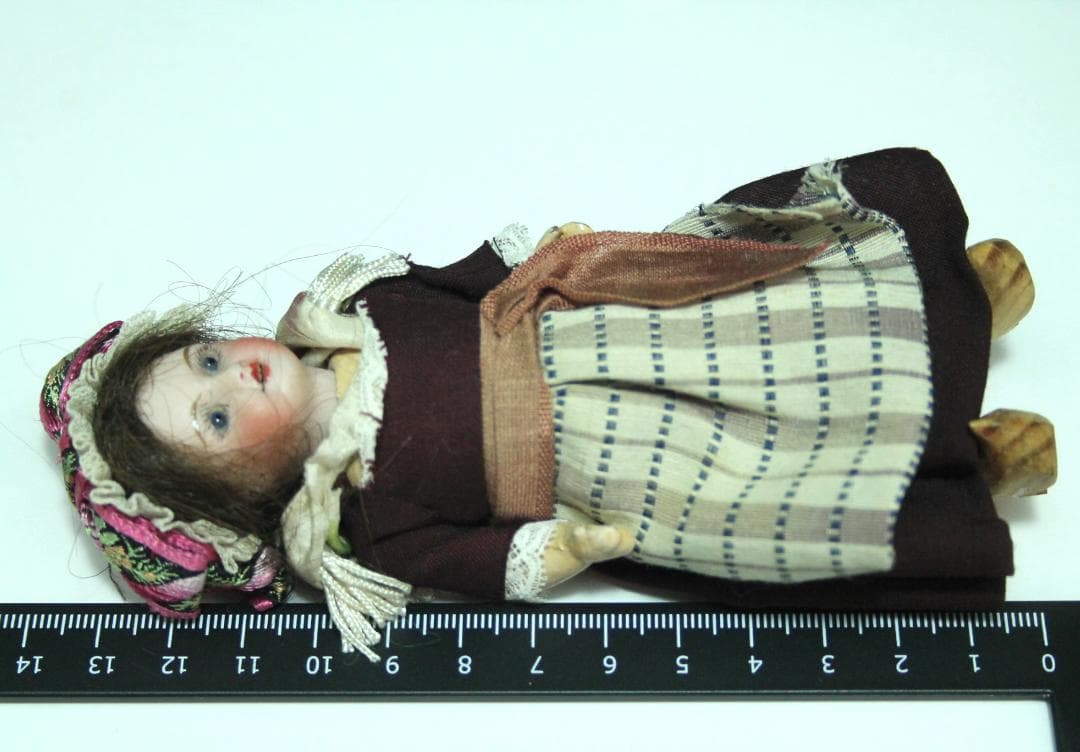 ◎ アンティーク　ビスクドール 可愛いミニョネット ドールハウス ミニチュア