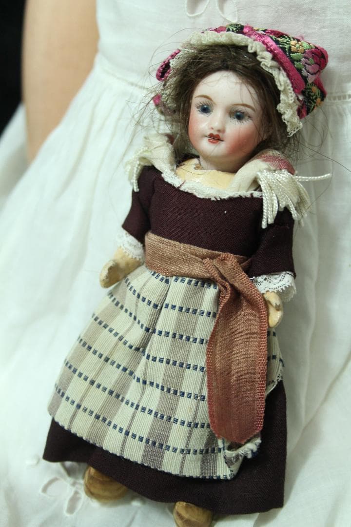 ◎ アンティーク　ビスクドール 可愛いミニョネット ドールハウス ミニチュア