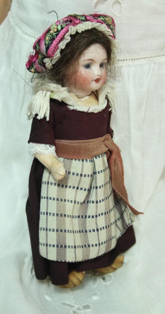 ◎ アンティーク　ビスクドール 可愛いミニョネット ドールハウス ミニチュア