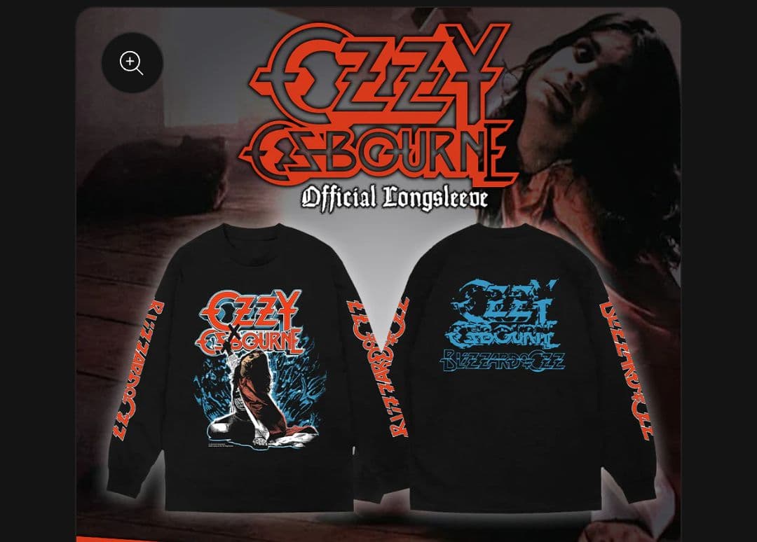 Ozzy Osbourne/オジー・オズボーン Tシャツ Mサイズ 新品・未着用