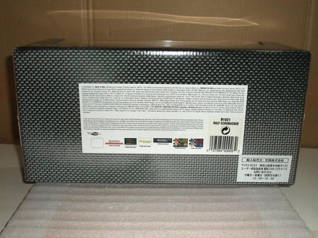 ウィリアムズ　 　FW２５　R・シューマッハ　マテル　１／１８