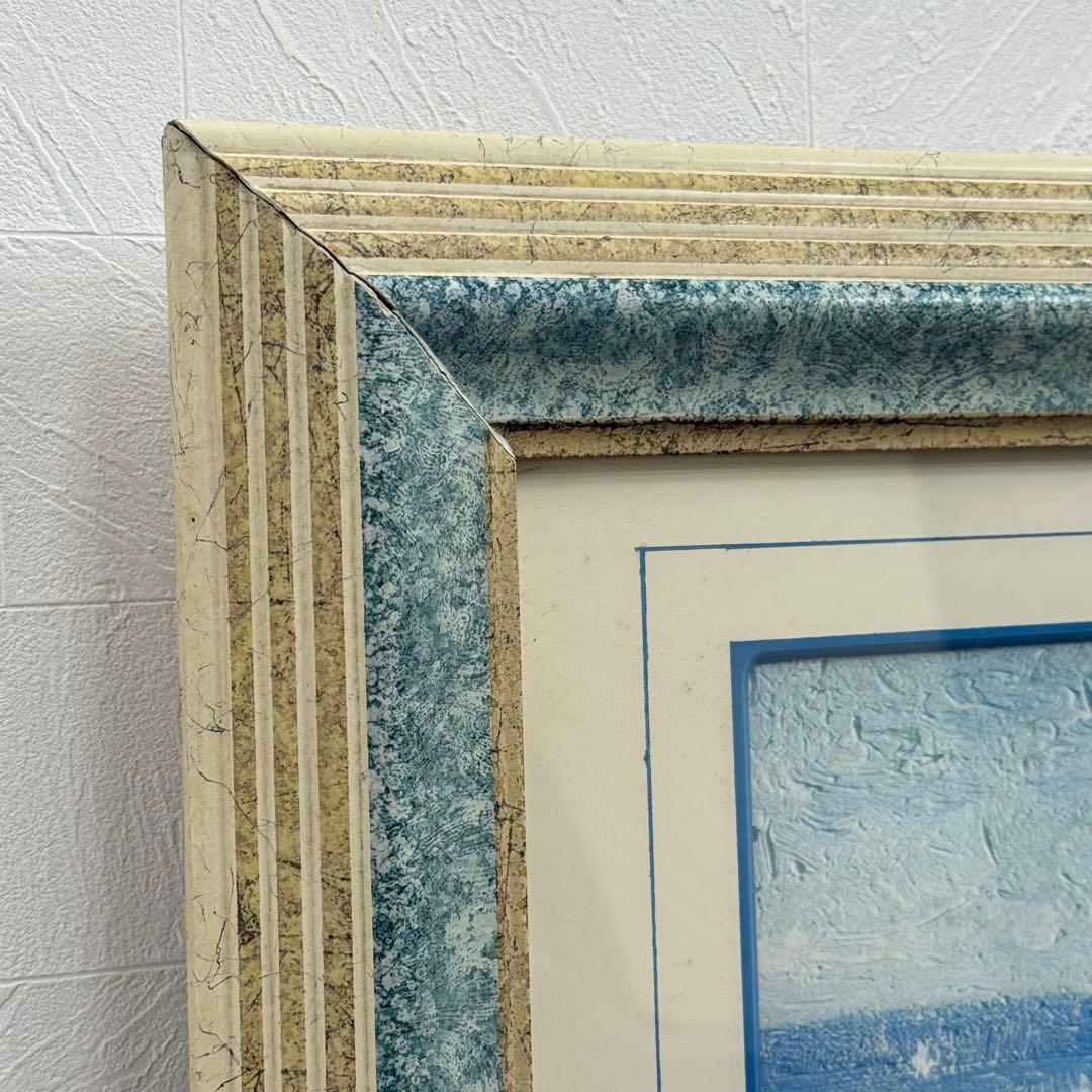 H22KZ29a 海が見える坂道 額装 アートポスター 風景画 景色