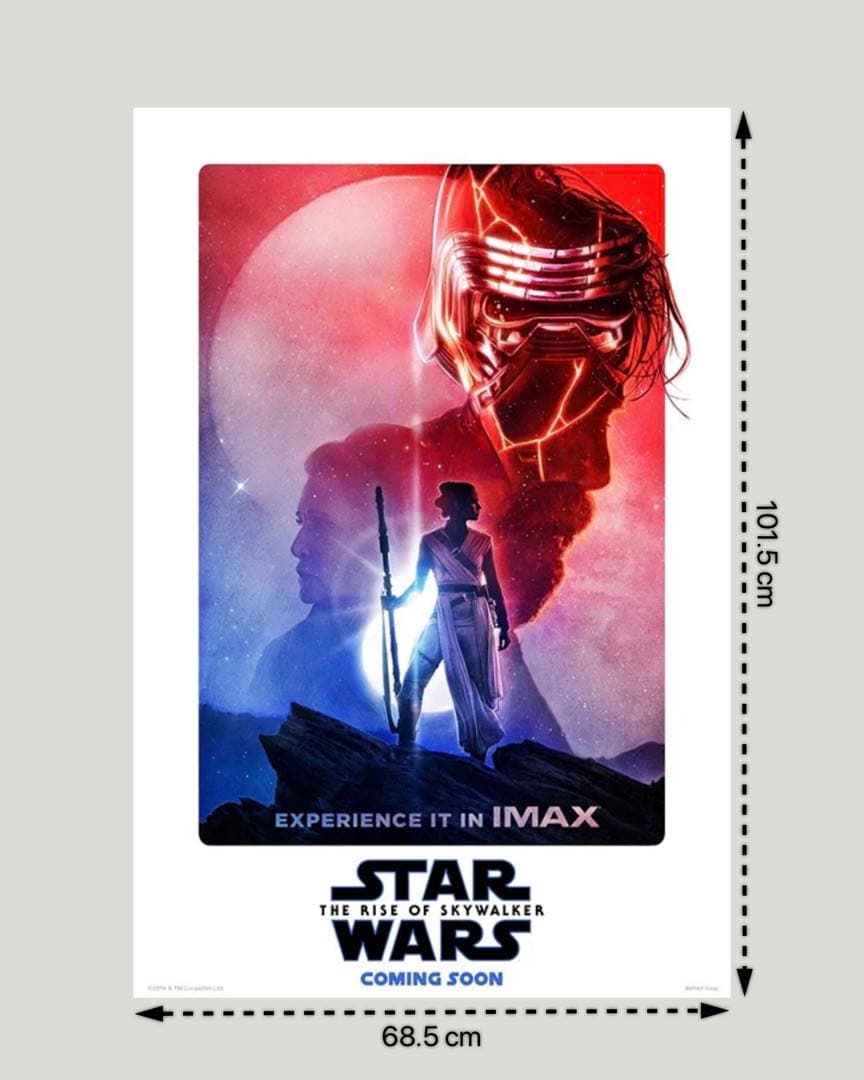 *非販売品*映画館用両面印刷ポスターINTL版:スターウォーズ9
