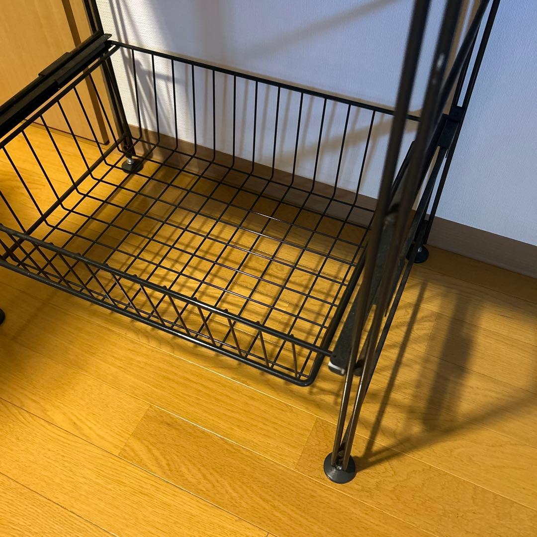 無印良品スチールユニットシェルフ　グレー 大 175.5cm 奥行41cm
