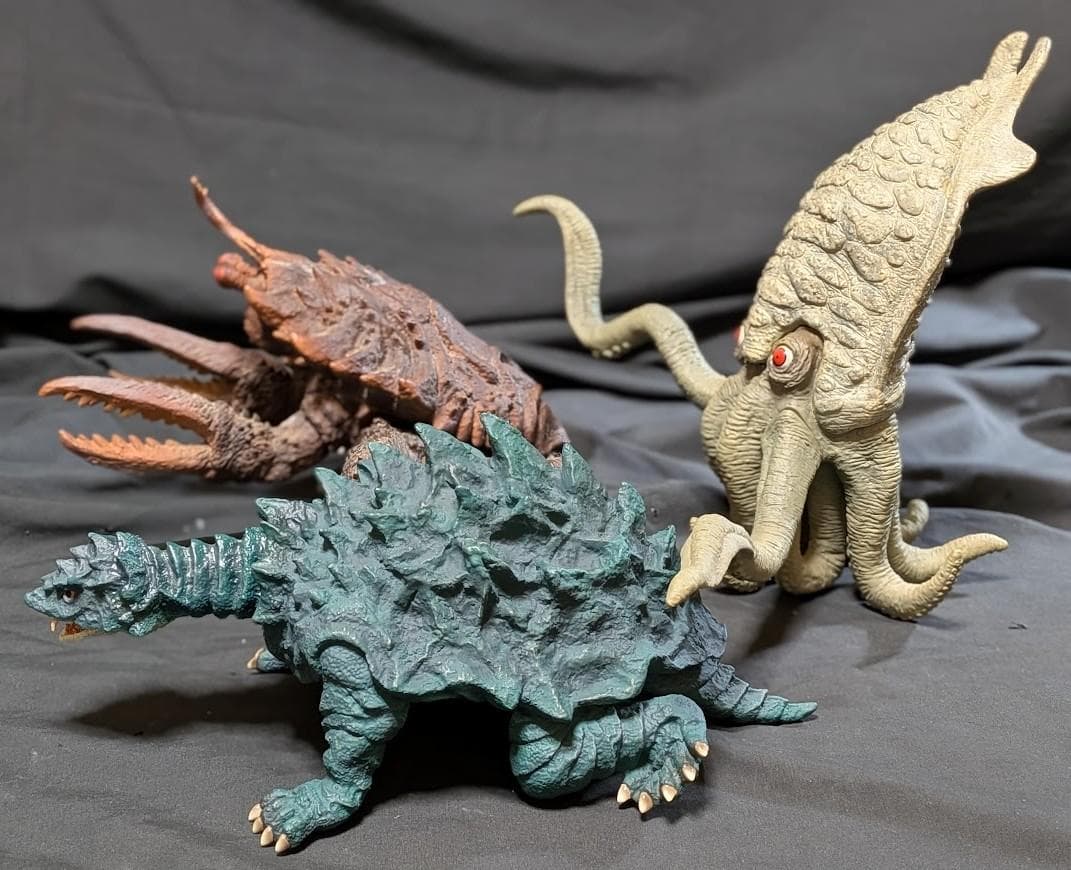 大怪獣シリーズ東宝怪獣総進撃ゲゾラ＆ガニメ＆カメーバ（バンダイミュージアム）３体