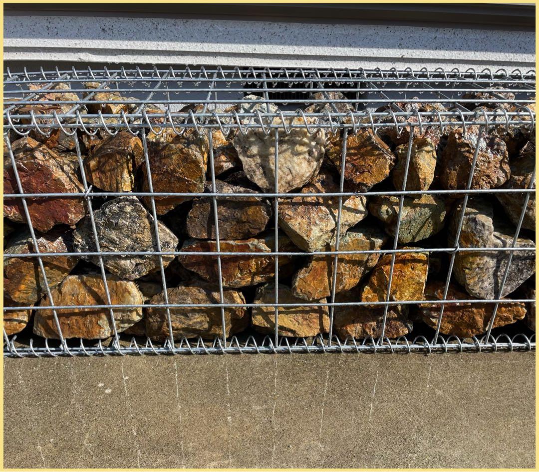 岐阜石　1000㎏　チャート石　割栗石　庭石　ロックガーデン　ガビオン