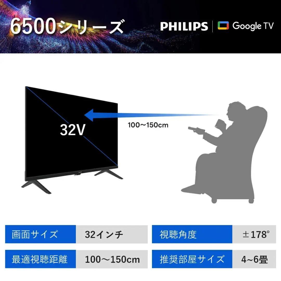 【新生活応援セール開催中！】PHILIPS チューナーレステレビ 32型