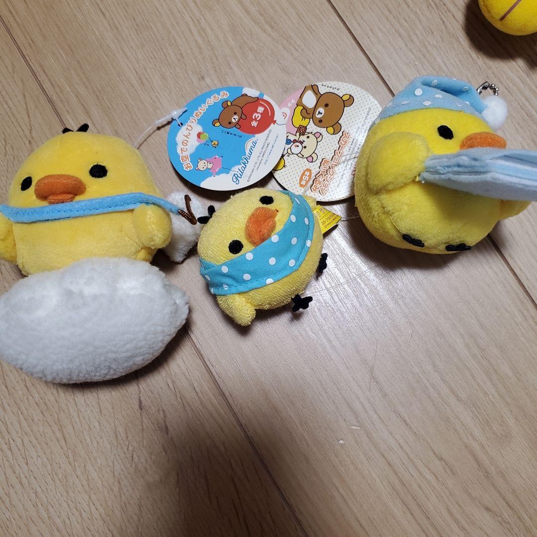 リラックマ・コリラックマ・キイロイトリ ぬいぐるみ8点セット