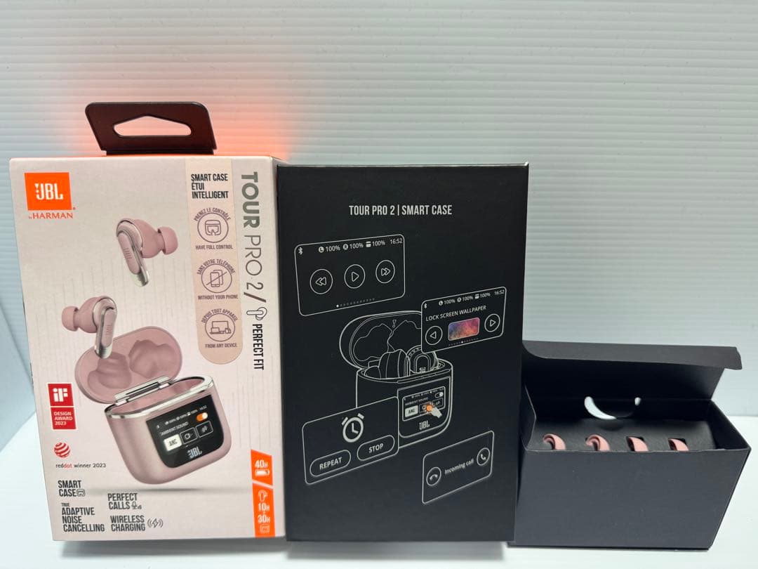 【美品】 JBL TOUR PRO2 充電ケース 動作確認済 ワイヤレスイヤホン