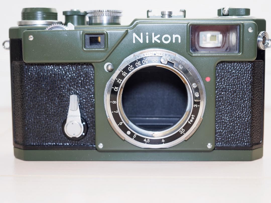 FROM JAPAN  Nikon S3 ミリタリーグリーン 後塗り