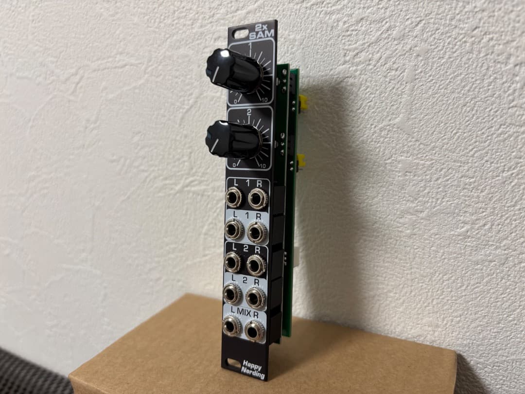 Happy Nerding 2xSAM black ユーロラック モジュラー