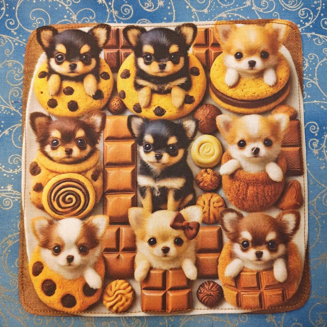 ななちゃん　ハンカチ　ねこちゃん柄