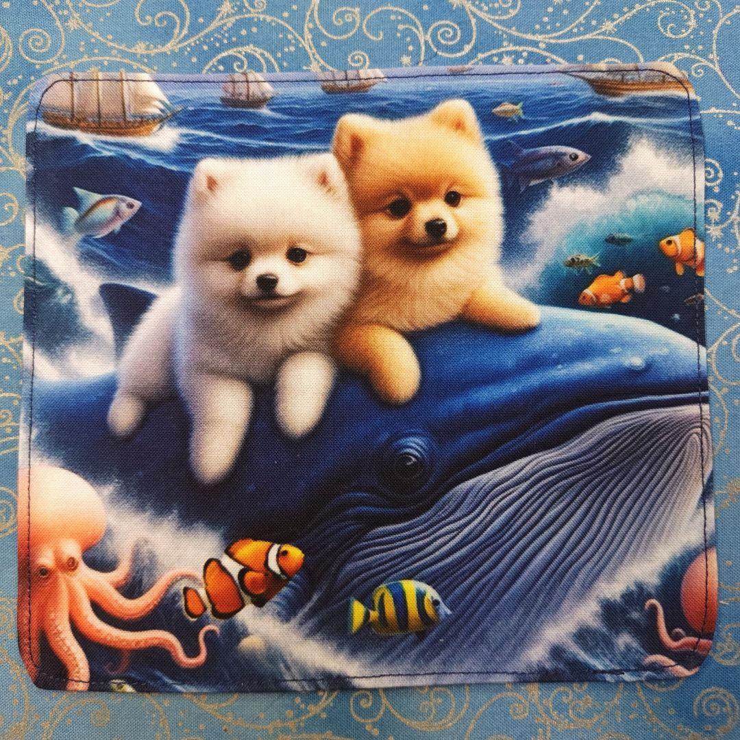 ななちゃん　ハンカチ　ねこちゃん柄