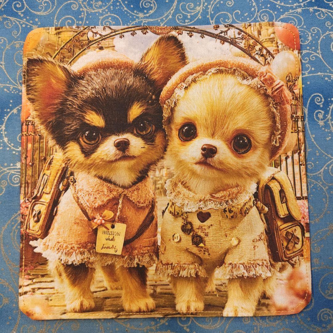 ななちゃん　ハンカチ　ねこちゃん柄