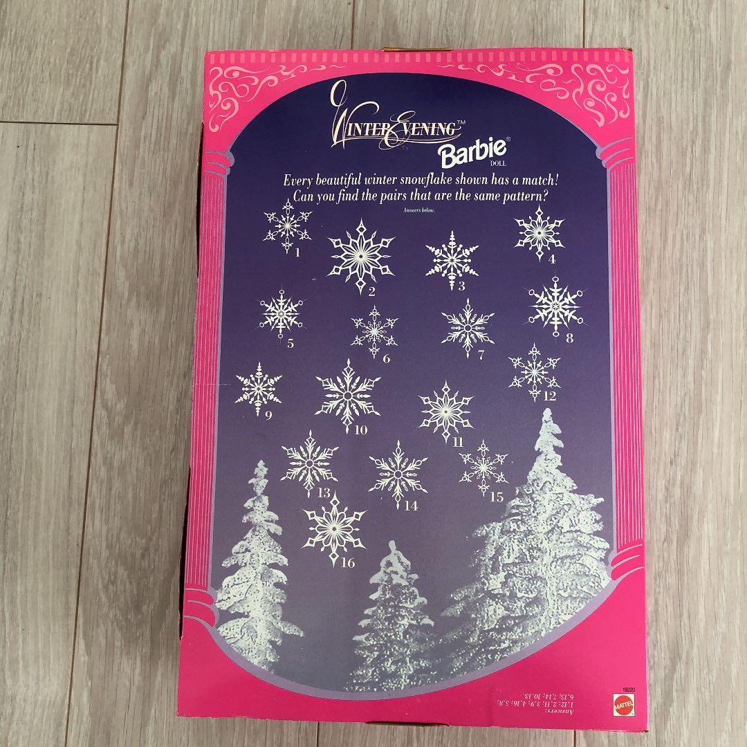 1998年バービーBarbieウィンターイブニング　ヴィンテージ  ドレス