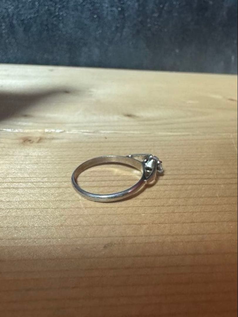 Vintage cz ジルコニア　シルバー　リング　指輪