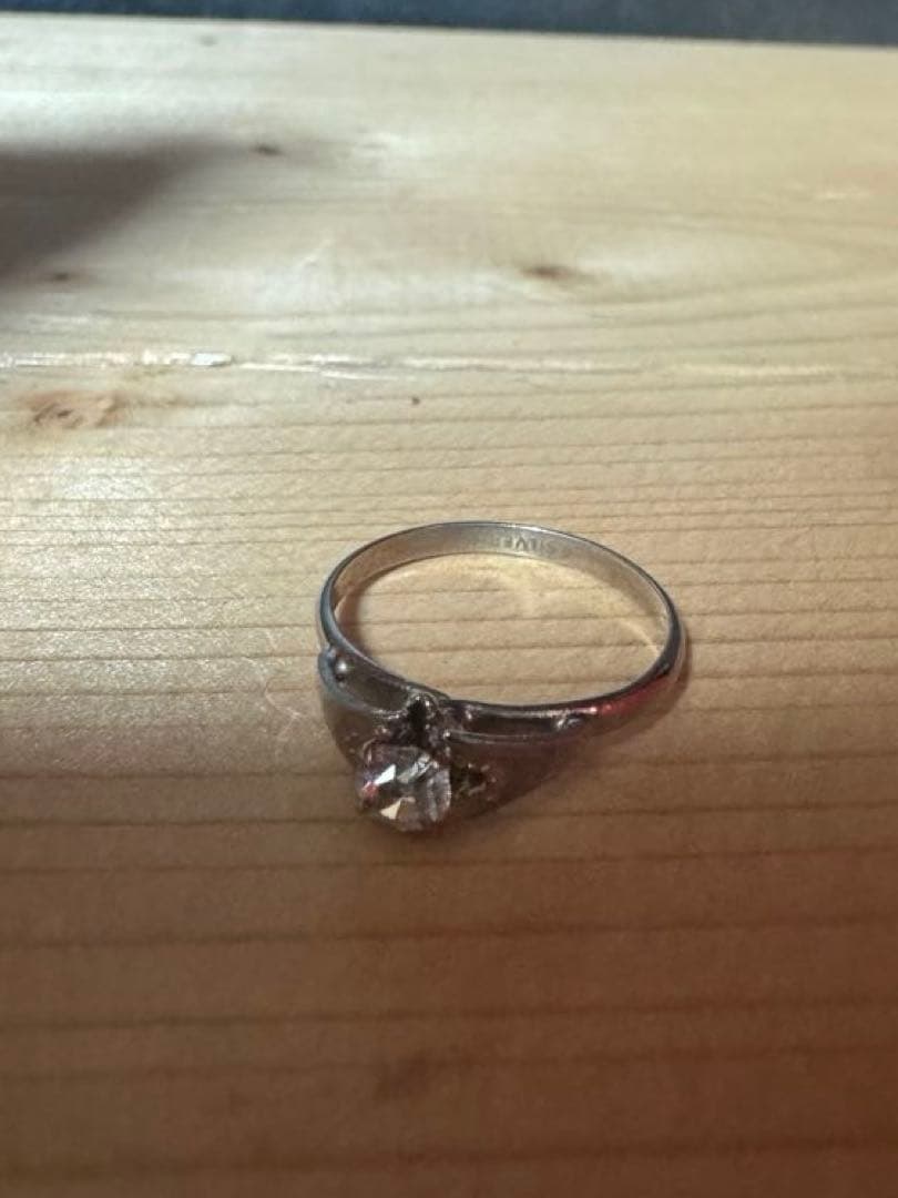 Vintage cz ジルコニア　シルバー　リング　指輪