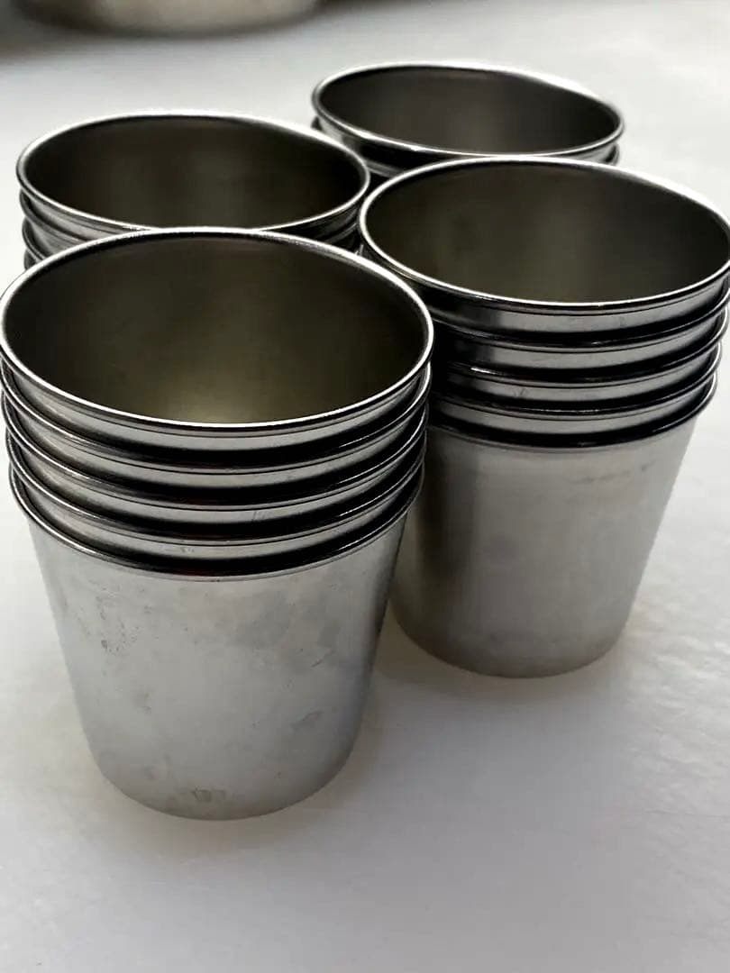 ステンレス製 プリンカップ 20個セット