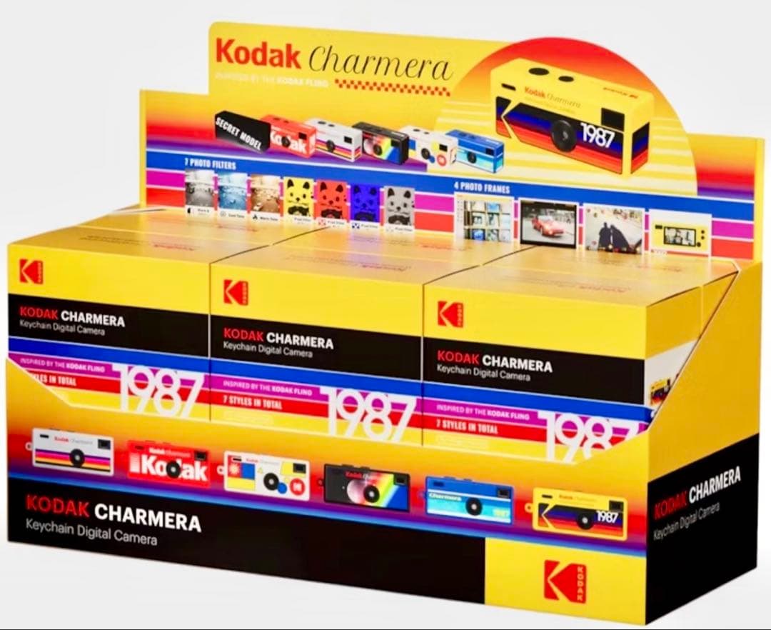 未使用(グレー) キーホルダー型デジタルカメラKodak Charmera