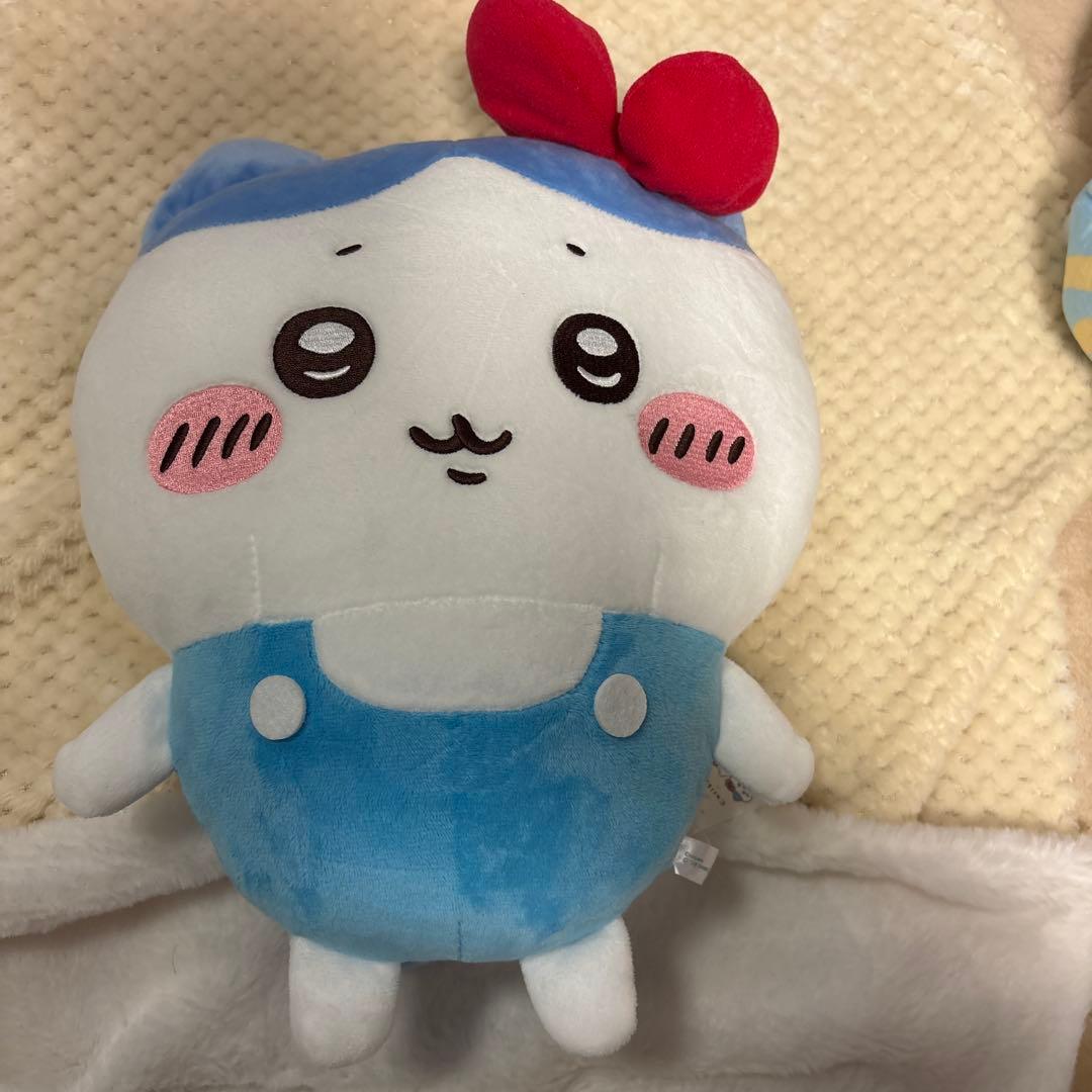 ハチワレ 4本セット ぬいぐるみ2個 てのひらバッグ 超まじかるぬいぐるみミラー