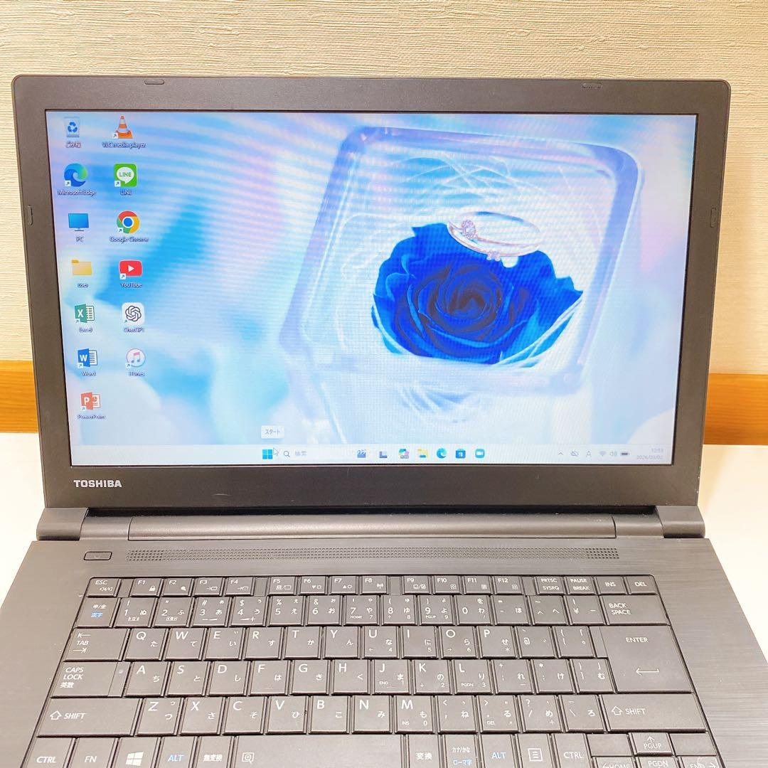 TOSHIBA◇起動サクサクSSD240GB☆Win11すぐ使えるノートパソコン