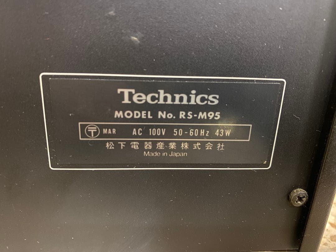 Technics カセットデッキ RS-M95
