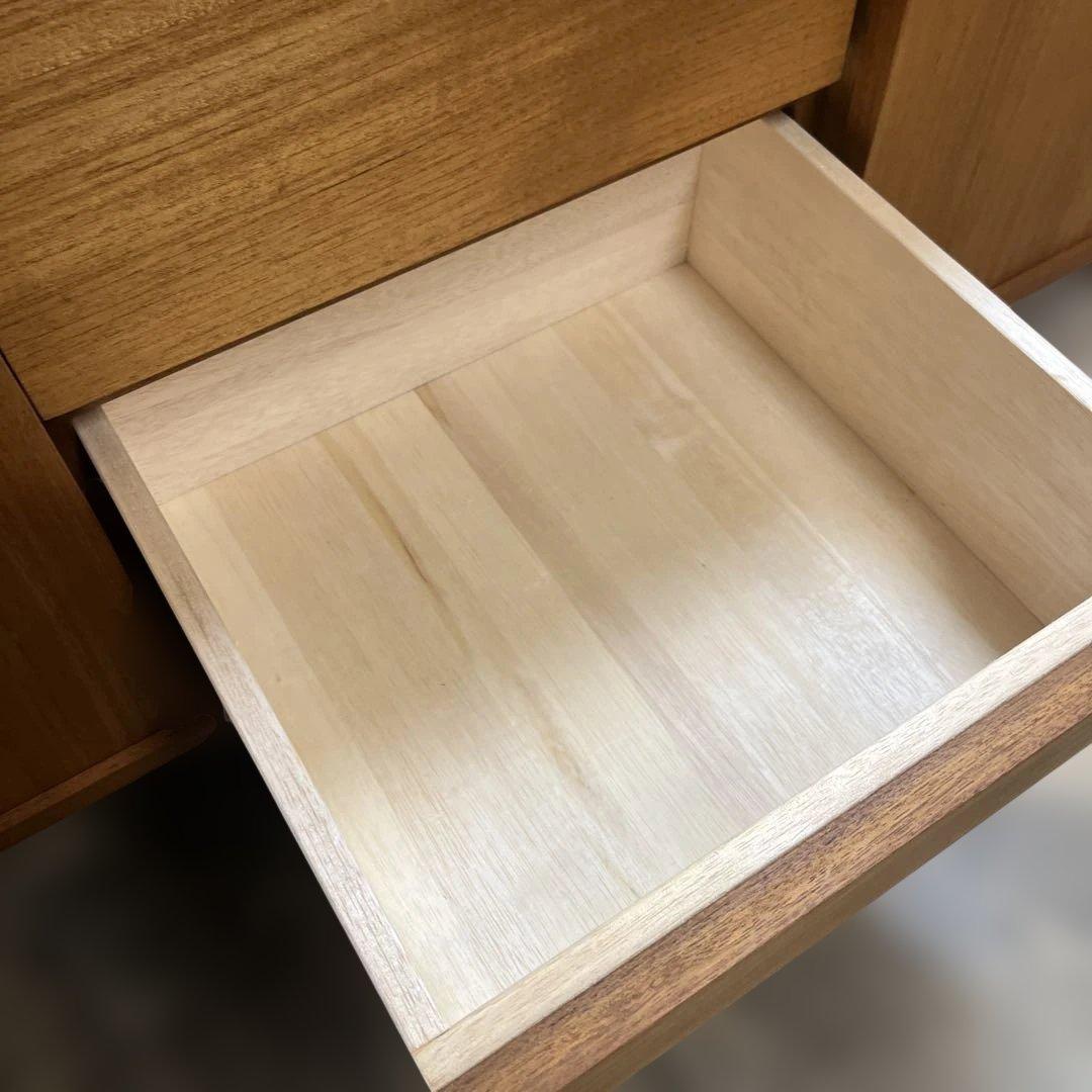 【北欧風】リビングボード◆チーク材◇サイドボード