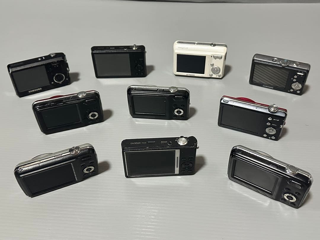 SAMSUNG10台 デジカメラまと め【動作未確認ジャンク扱】