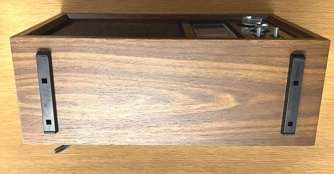 National 木製キャビネットラジオ RE-796 昭和レトロ 動作品