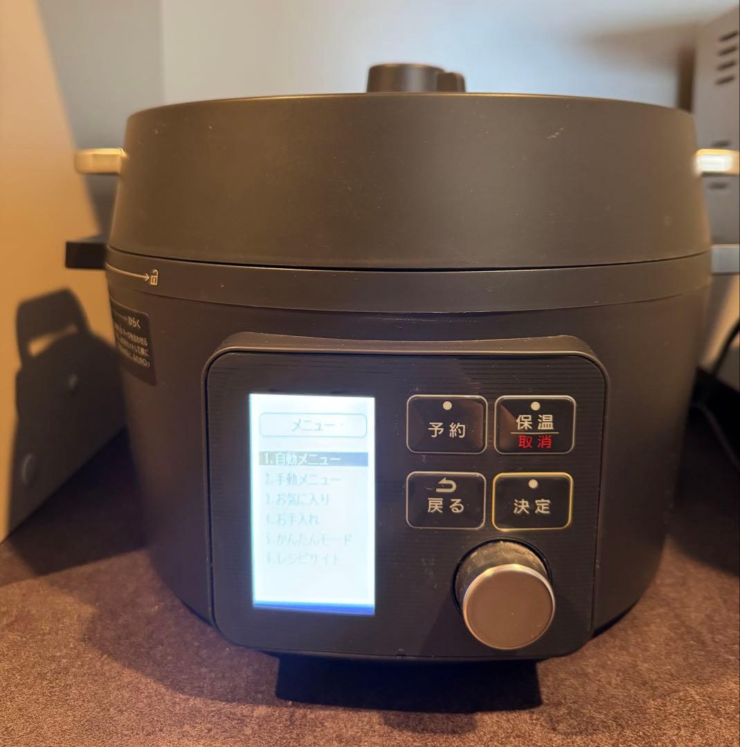 ☆ 《アイリスオーヤマ》電気圧力鍋　4.0L ブラック KPC-MA4-B