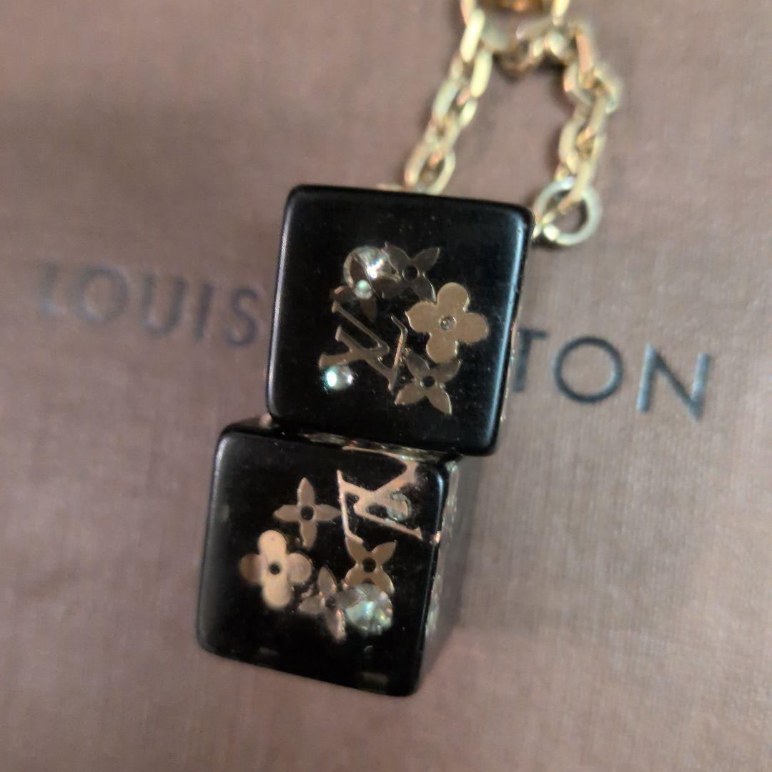 ★ルイヴィトン★ Louis Vuitton ストラップ 黒 キューブ