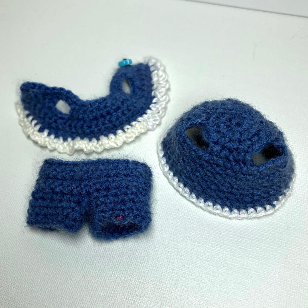【ご確認用】カプセルドール ねこ オオカミ きつね ブルーコーデ
