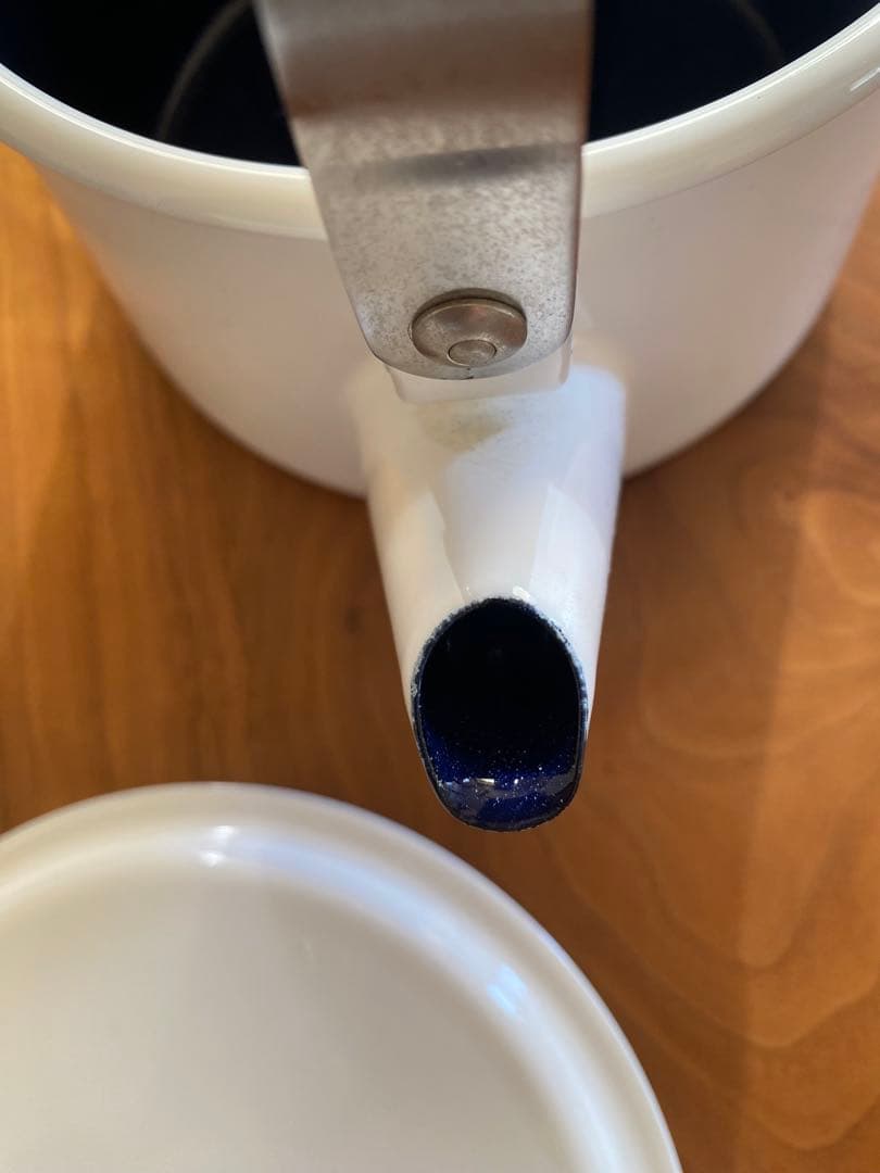 kaico カイコ ホーロー 琺瑯 ケトル 日本製 ホワイト やかん シンプル