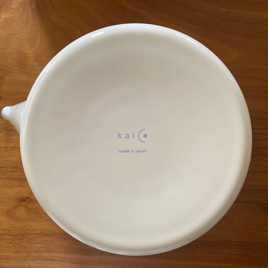 kaico カイコ ホーロー 琺瑯 ケトル 日本製 ホワイト やかん シンプル