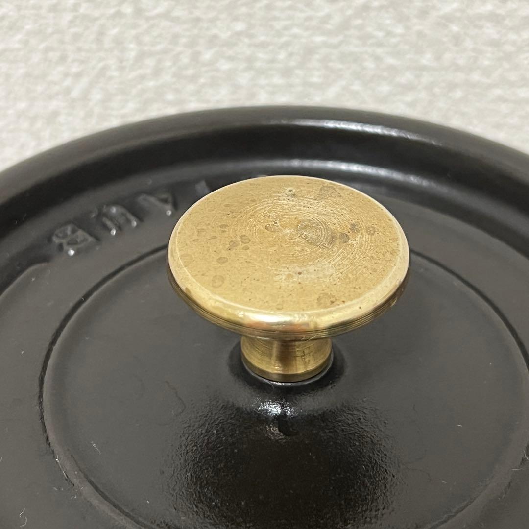 staub ストウブ 「 ピコ ココット ラウンド ブラック 16cm 」