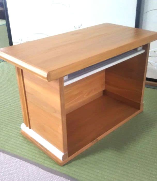 木製家具ハンドメイド/落語テーブル/文机/ボックス型テーブル/飾りテーブル/机