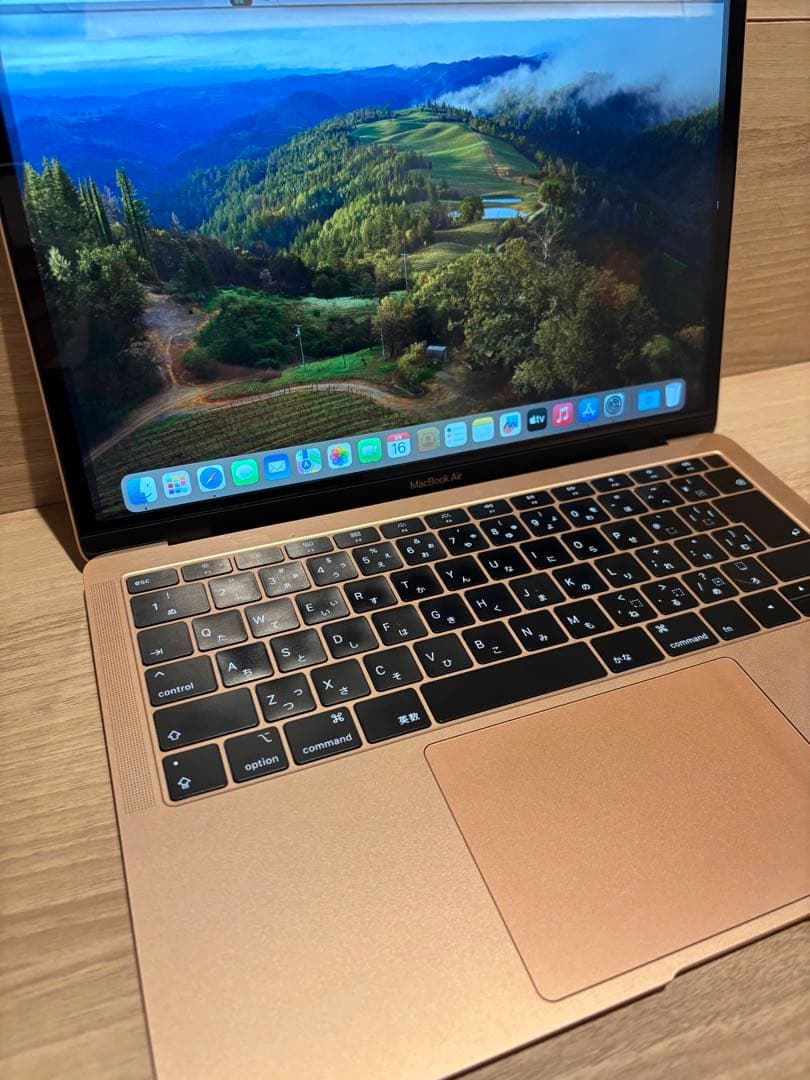 【美品】Apple MacBook Air 13-inch ゴールド