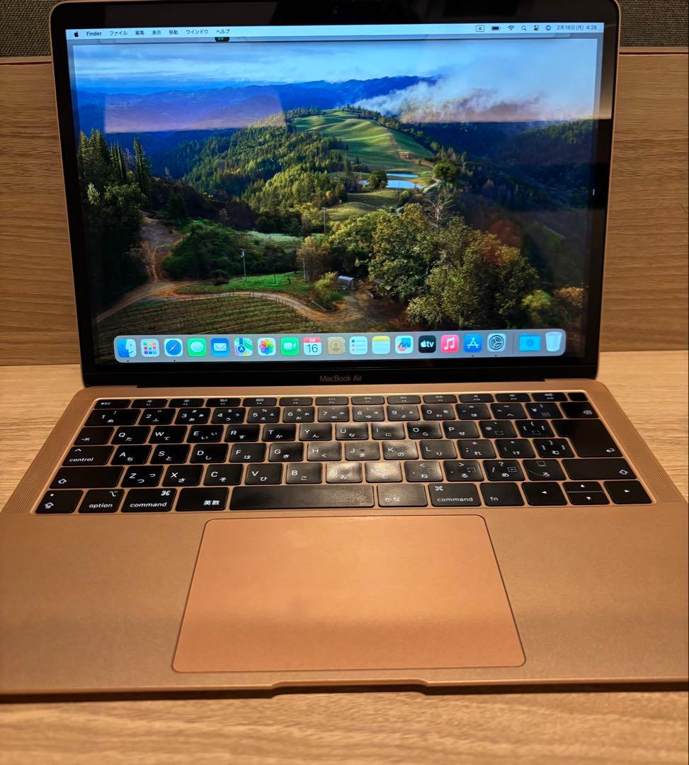 【美品】Apple MacBook Air 13-inch ゴールド
