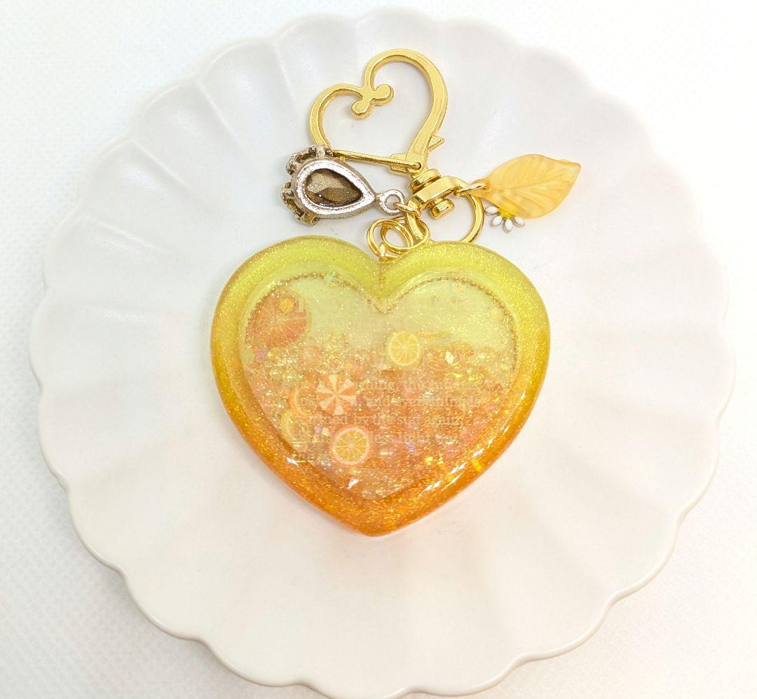 シャカシャカキーホルダー シャカシャカシェイカー ビタミンカラー オレンジ