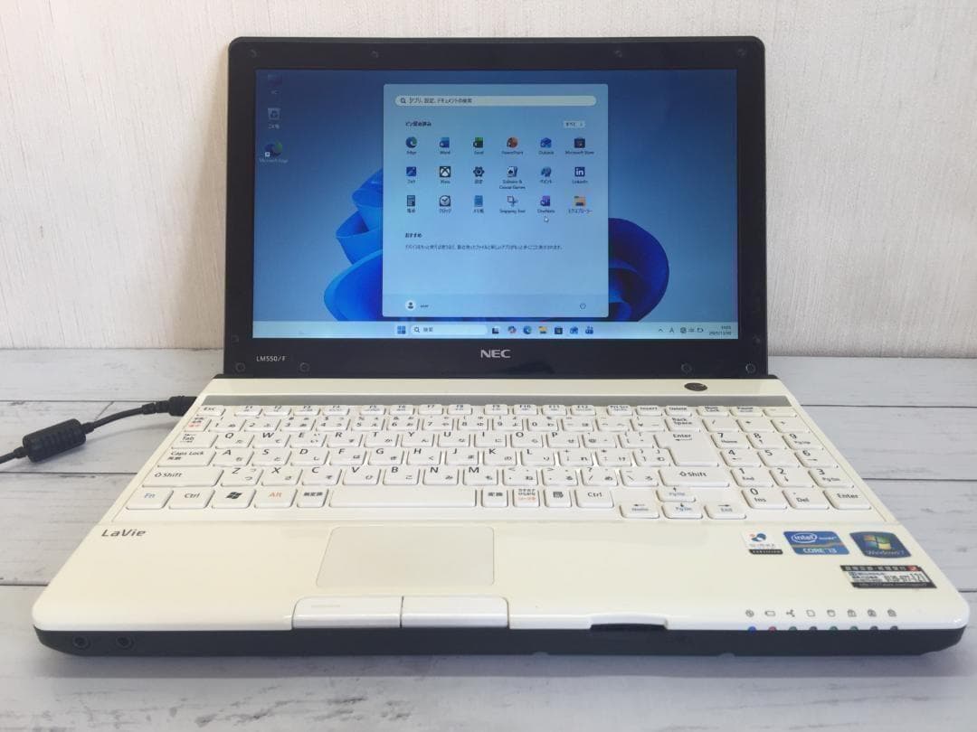 NEC PC-LM550FS3EW 13.3型液晶 コンパクト テンキ付きノート