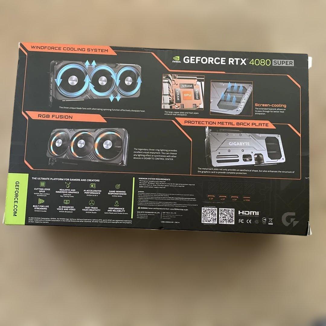 グラフィックボード・グラボ・ビデオカード GIGABYTE Gaming OC NVIDIA RTX 4080 Super