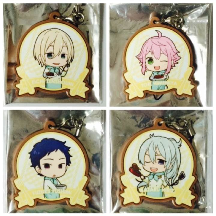 新品★あんスタ★アニカフェ★fine★ラバーチャーム★4点セット