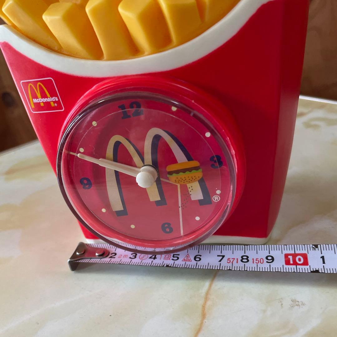 ヴィンテージ　マクドナルド　ポテトクロック　置き時計　1998