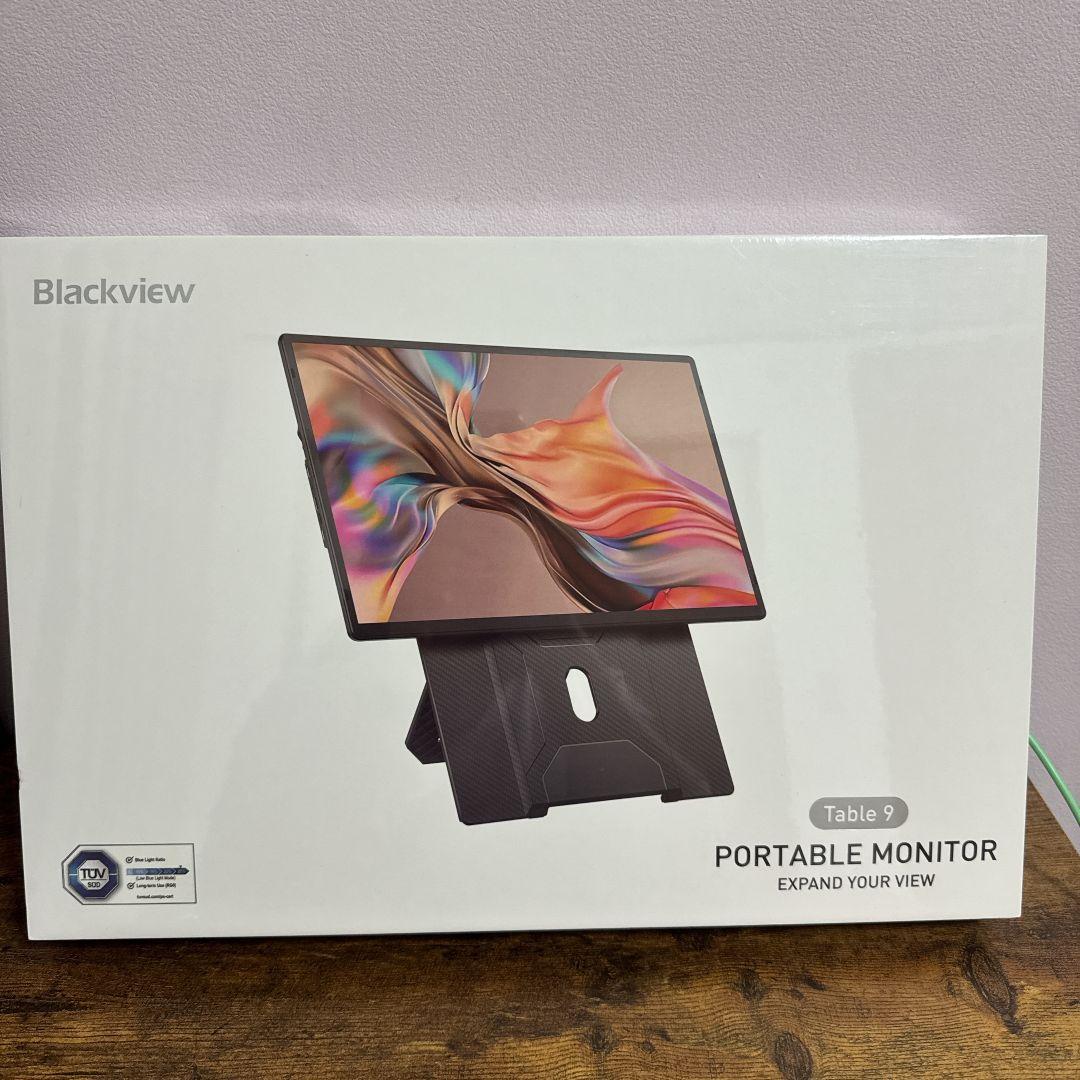 2026最新 Blackview 16インチ モバイルモニター 一体型スタンド