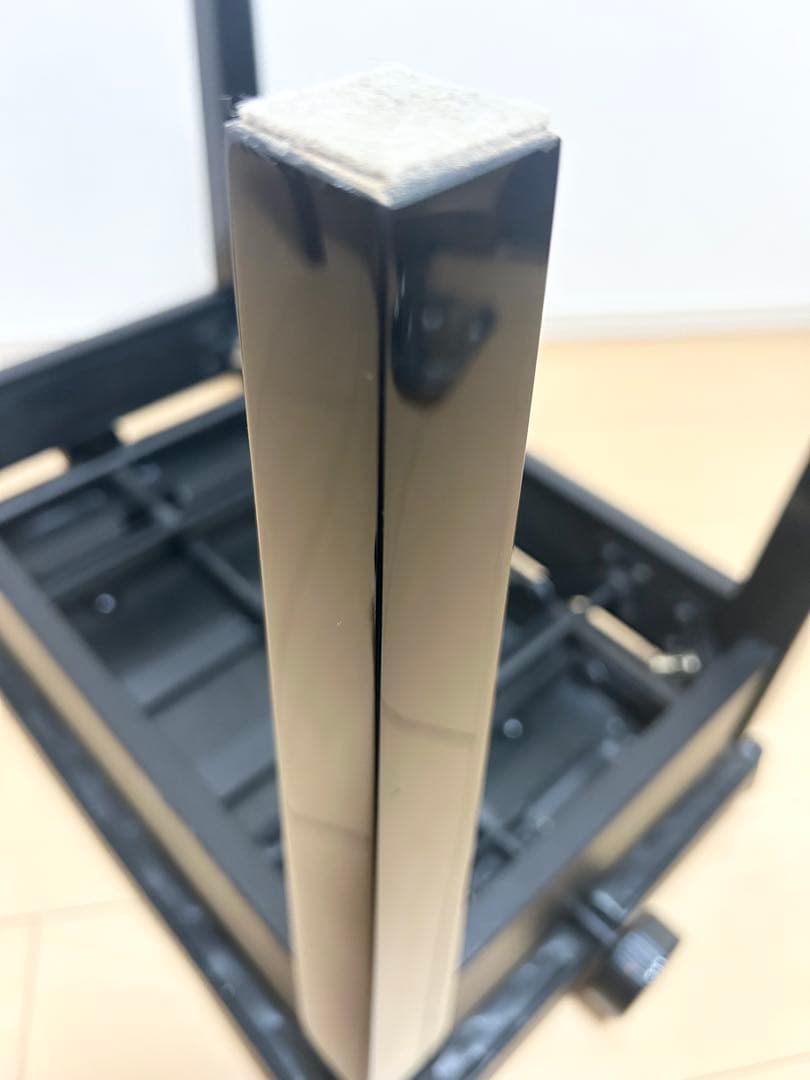 YAMAHA ピアノ椅子　黒　両ハンドル式　高さ調整可　アップライトピアノ