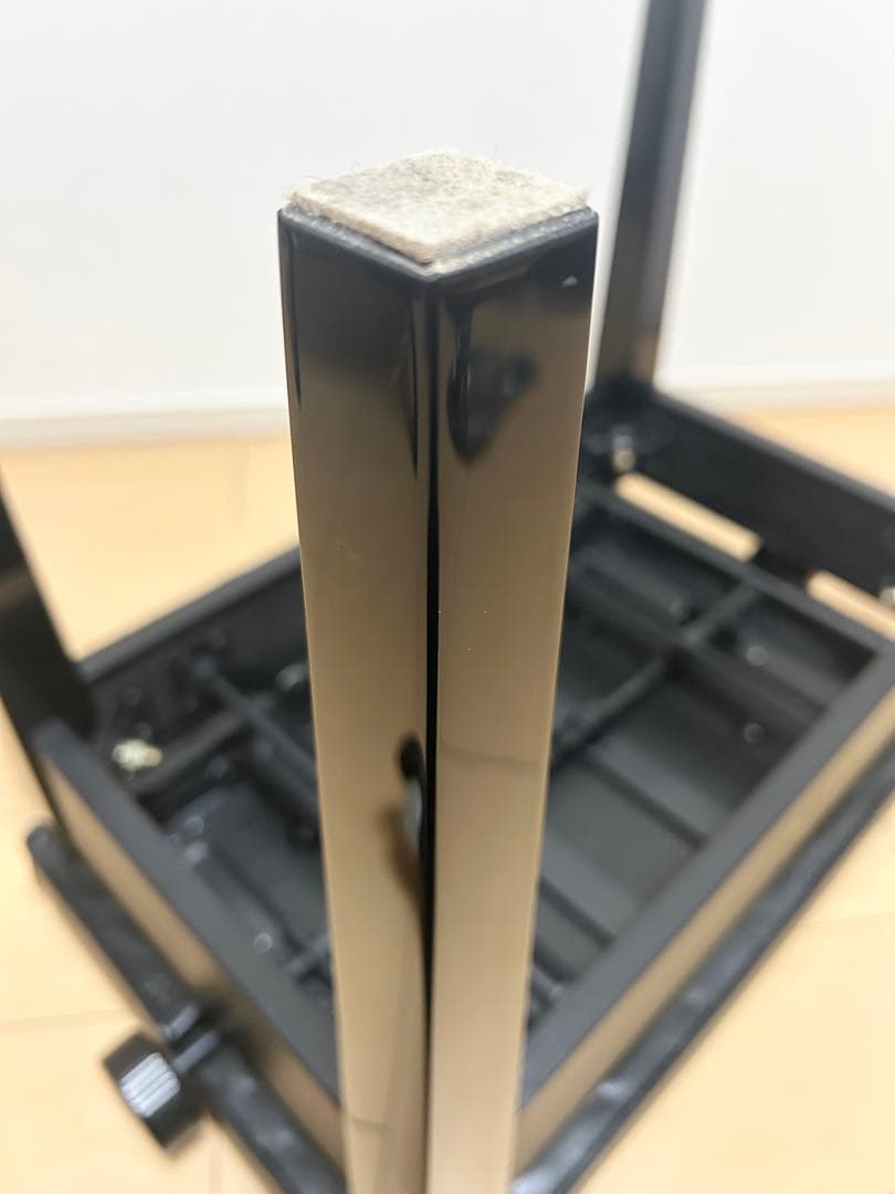 YAMAHA ピアノ椅子　黒　両ハンドル式　高さ調整可　アップライトピアノ