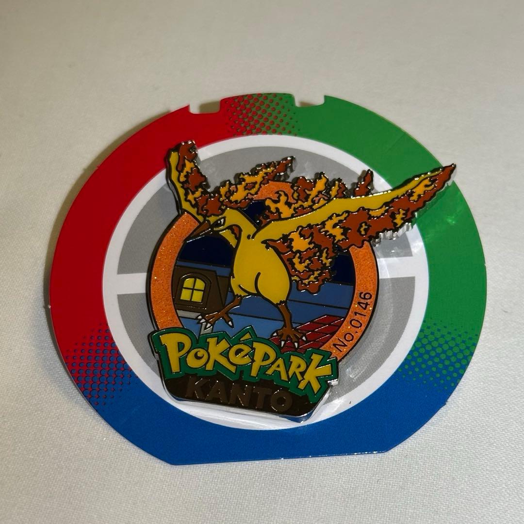 ボール付　ポケパークカントー　フリーザー　ファイヤー セット ピンズ