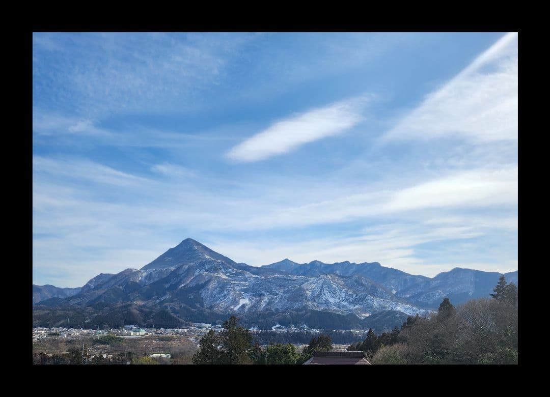 埼玉県　秩父盆地のシンボル　武甲山のアンティーク写真　貴重な写真