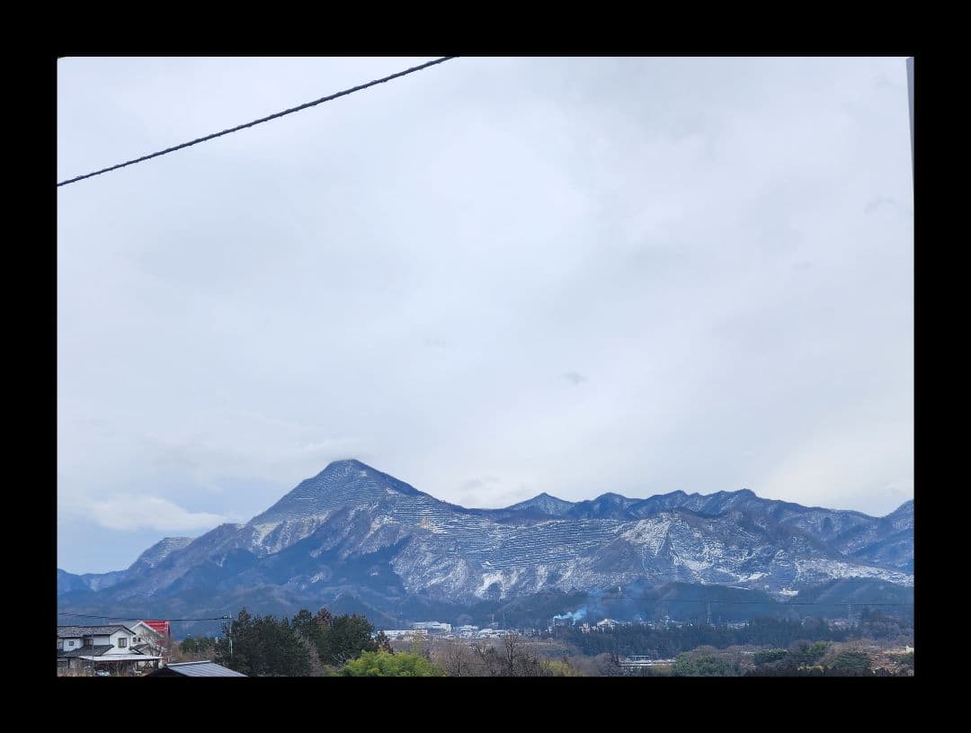 埼玉県　秩父盆地のシンボル　武甲山のアンティーク写真　貴重な写真